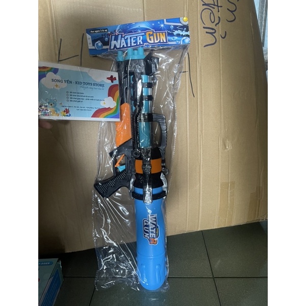 Súng bắn nước siêu to dài 55cm trữ nước nhiều , 5 nòng bắn , lực bắn mạnh / Đồ chơi đi biển thú vị