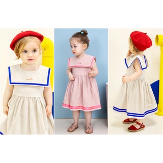 Váy thủy thủ cho bé gái Hàn Quốc 💖 Váy cộc tay cho bé gái từ 1-5 tuổi