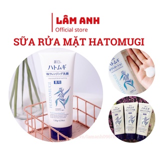 Sữa rửa mặt dưỡng ẩm trắng da ý dĩ Hatomugi Naturie Nhật Bản 130g/170g