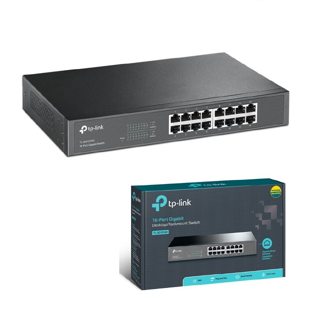 Switch TP-Link tốc độ 1Gbps 16 port 24 port . Vi Tính Quốc Duy