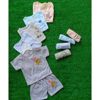 Set 5 bộ cộc tay chất noubbaby cho bé