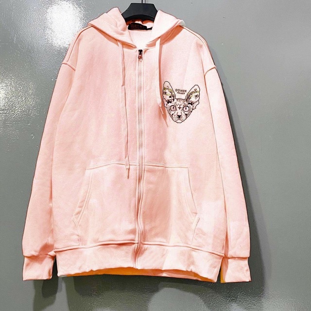 ÁO HOODIE IN HÌNH MÈO KUTE PHÔ MAI VE