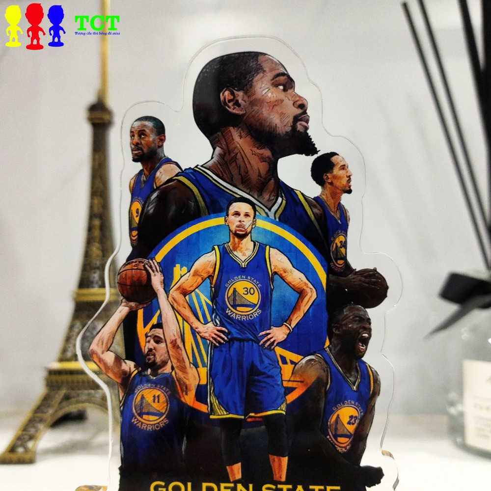 Tượng standee acrylic cầu thủ bóng rổ Warrios Team