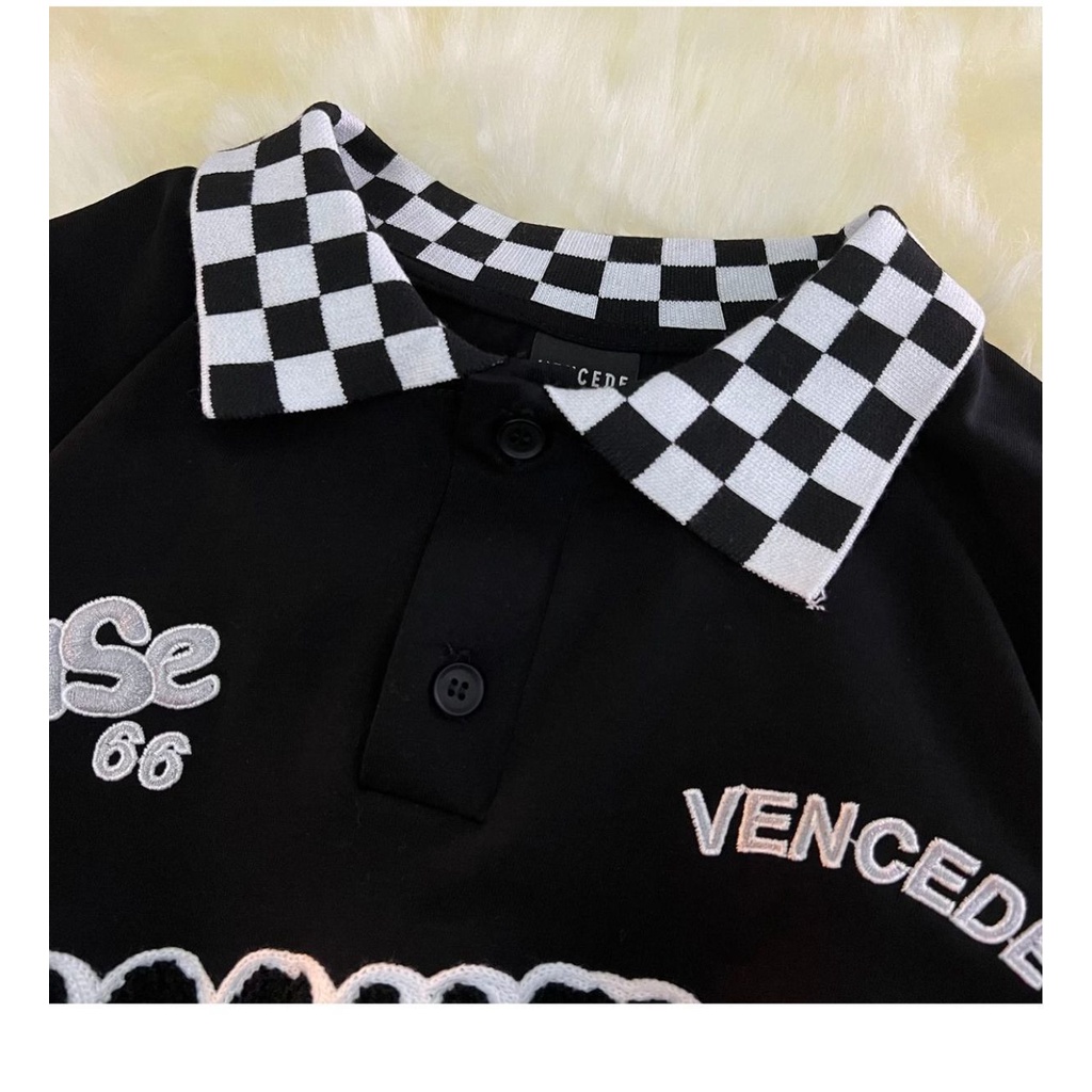 Áo Thun Tay Ngắn Dáng Rộng Họa Tiết Kẻ Sọc Ca Rô Phong Cách Vintage Thời Trang Mùa Hè Cho Nữ