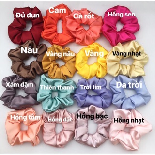 Dây buộc tóc cột tóc scrunchies hot trend nhiều màu giá rẻ