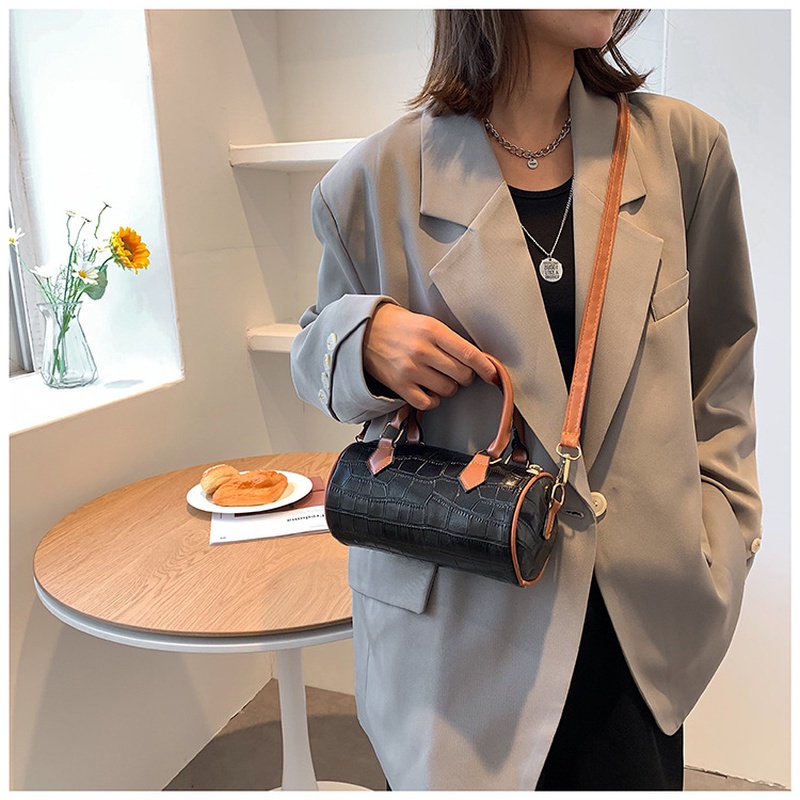 Túi Xách Đeo Vai / Xi Lanh Đơn Giản Mẫu Mới 2022 Hàn Quốc NB00426