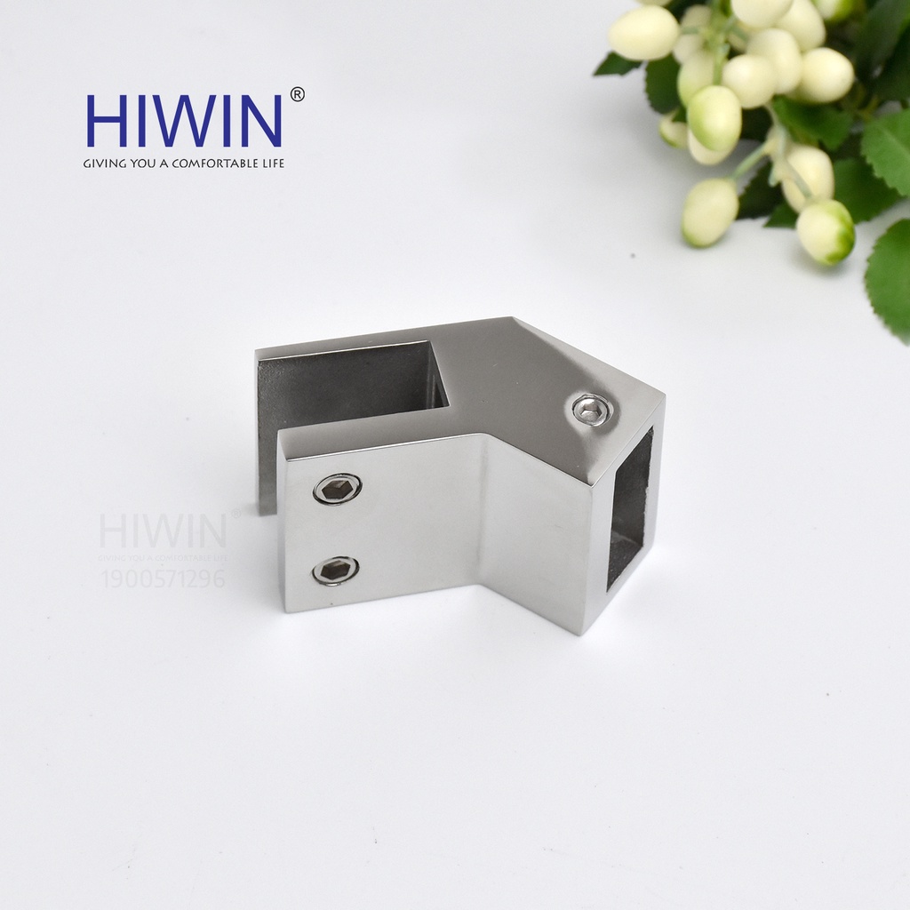 Kẹp kính thanh giằng cabin kính inox 304 mặt gương Hiwin SB-808F