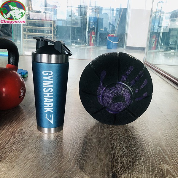 [Mã MASOSEP99 giảm 20k đơn bất kì] Bình Nước Shaker Tập GYM Inox Gymshark 2 Lớp Giữ Nhiệt