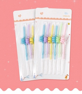 Nến xoắn pastel 01