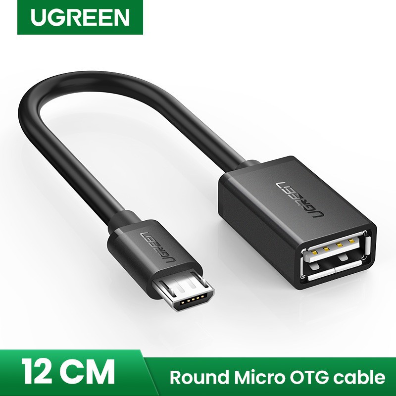 Cáp OTG Micro USB 2.0 Ugreen 10396 10822 US133 10379 Chính Hãng