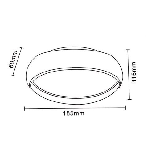 ĐÈN LED ỐP TƯỜNG 12W OVALE SILAMP 4200
