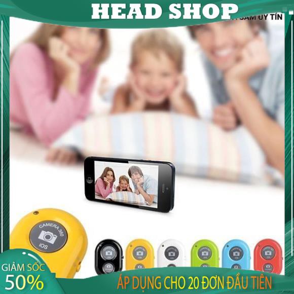 Remote Bluetooth chụp hình tự sướng màu ngẫu nhiên HEAD SHOP