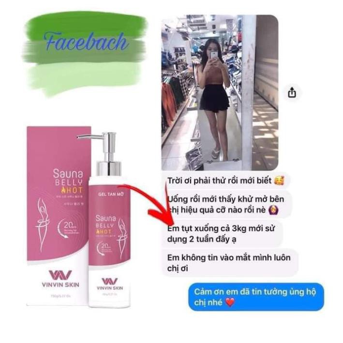 Gel tan mỡ/ kem tan mỡ bụng- VinVin Skin- giảm 3-5cm vòng bụng sau 1 tuần | BigBuy360 - bigbuy360.vn