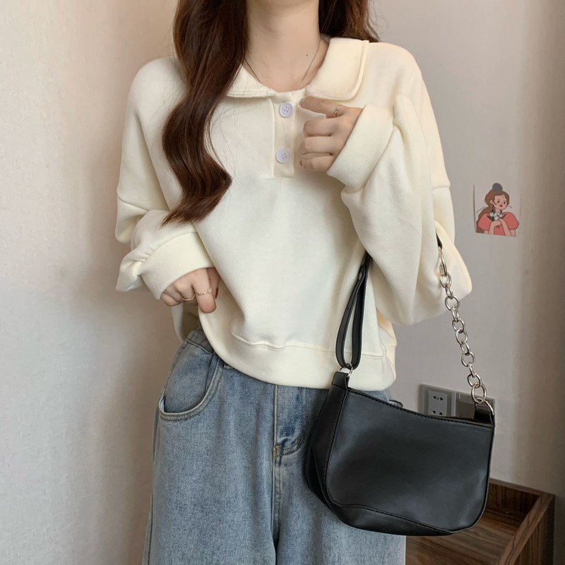 Áo Sweater Tay Dài Màu Sắc Thời Trang Mùa Thu Cho Nữ