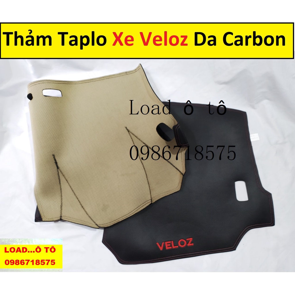 Thảm Taplo Da Carbon Xe Toyota Veloz 2022-23 Cao Cấp Nhất Thị Trường