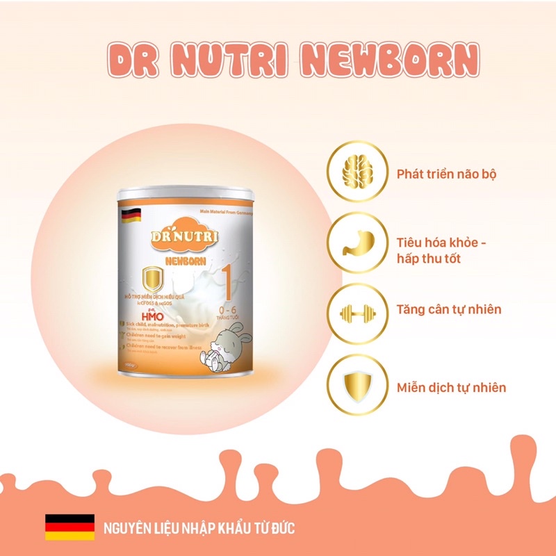 Sữa bột Dr Nutri Glucera (Ổn định đường huyết cho người tiểu đường)