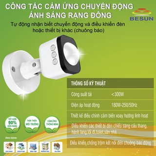 Công tắc cảm ứng chuyển động rạng đông pir-300w