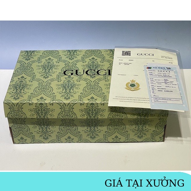 Hộp Giấy Carton Gucci Hoa Đựng Giày Dép Chất Lượng Cao Kích Thước 32x22x12