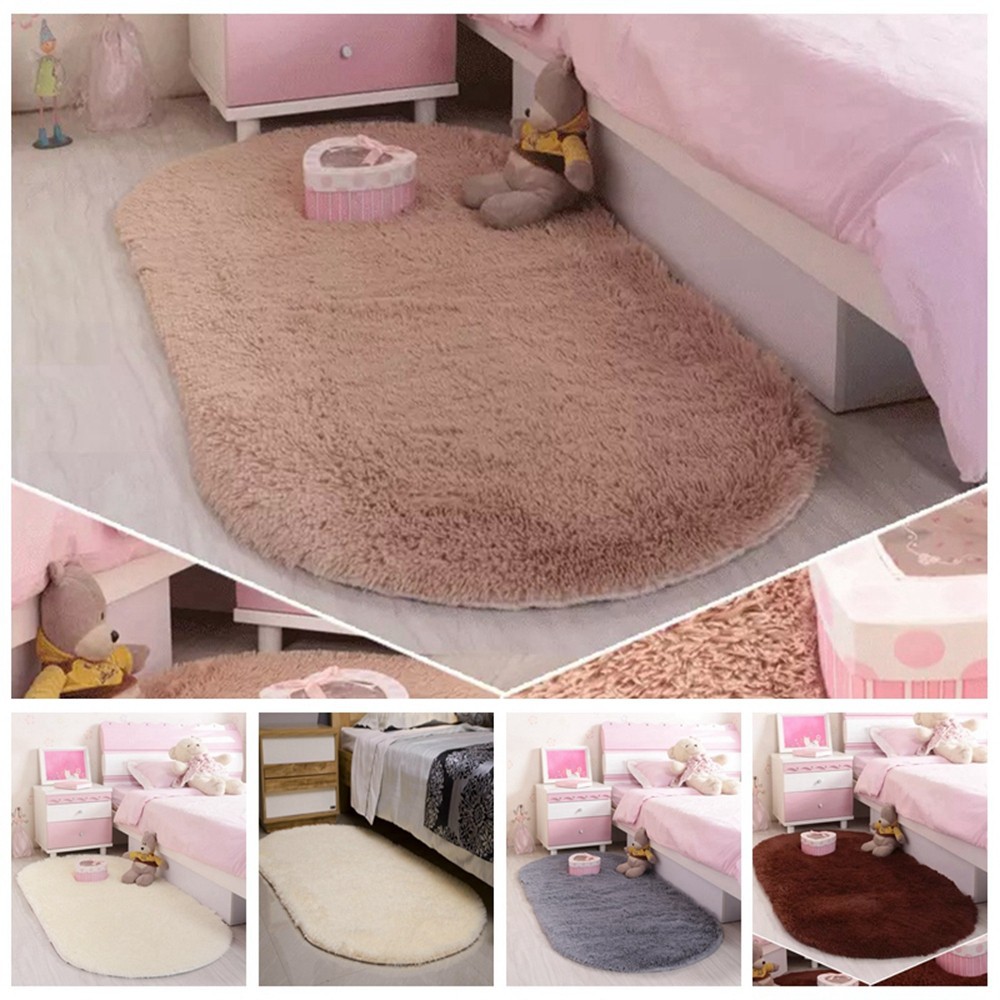 CONOPERY Thảm lông trải sàn chống trượt mềm mại và dễ thương