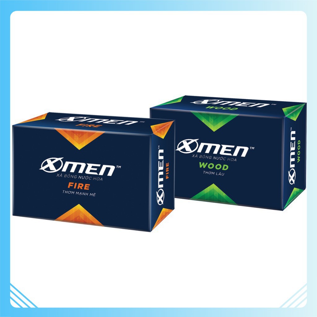 Combo 2 Xà bông cục X-men Fire và Wood (90g)