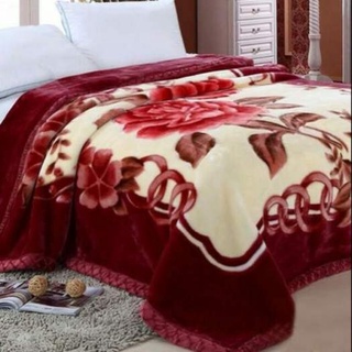 2 LOP 2.5kg] Chăn lông tuyết nhung loại dày  (160x200cm)kg thực sản phẩm 1.8kg -mền lông tuyết - chăn nhung-