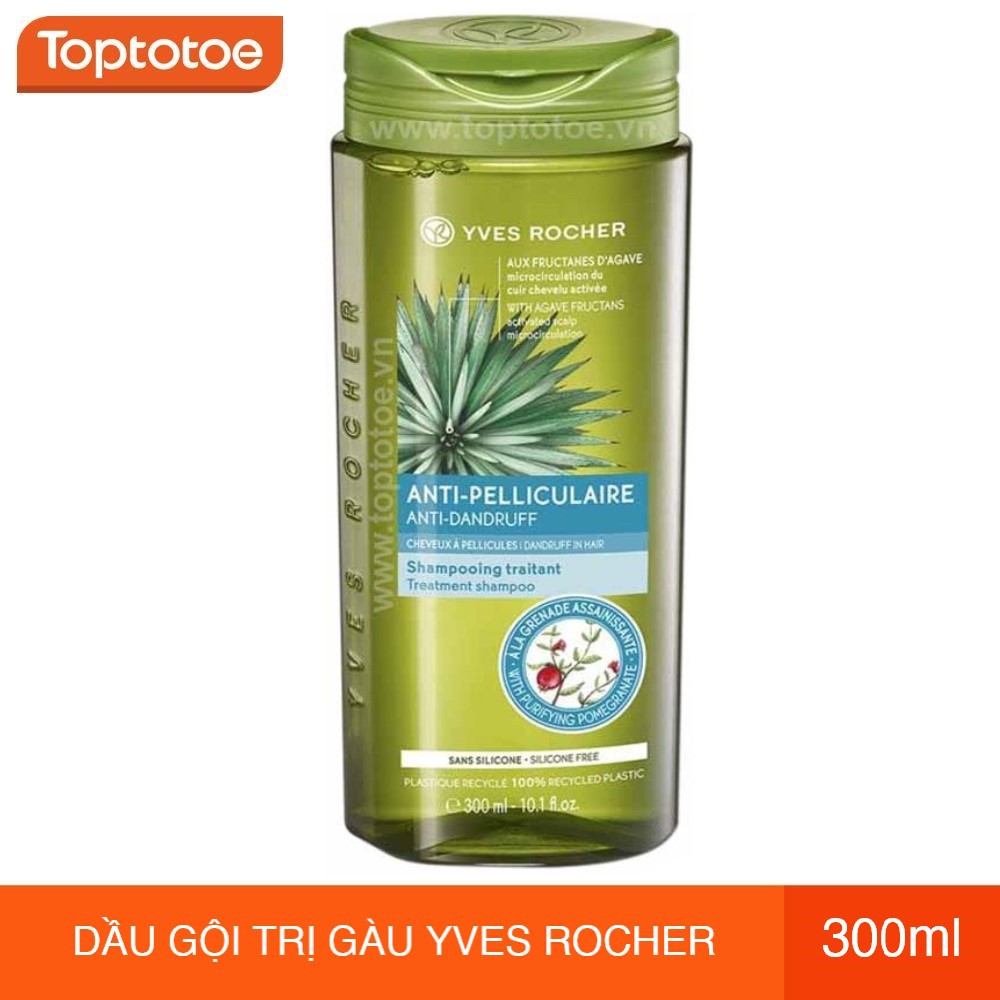 Dầu Gội  Gàu Yves Rocher Anti Recurrence Dandruff Shampoo 300ml