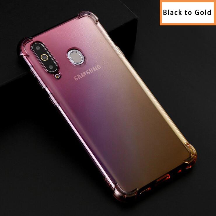 Cladding Samsung Galaxy J6 Plus J8 2018 J7 Pro J7Prime J5Prime 2017 Gradient Color Soft and Shockproof Samsung Bumper J4 J3 2018