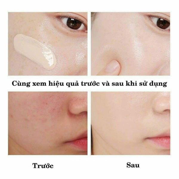 Kem che khuyết điểm, Kem nền che phủ cao nâng tone lên da tự nhiên của khuôn mặt HIISEES 30G