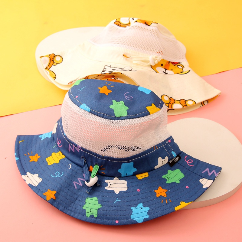 Nón Bucket Chống Nắng Thời Trang Mùa Hè Dành Cho Bé 3-5 Tuổi