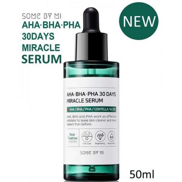 Combo Dưỡng Da Giảm Mụn Kiềm Dầu Toner Và Serum SOME BY MI MOON21 AHA-BHA-PHA 30 DAYS Miracle Chính Hãng HÀN QUỐC