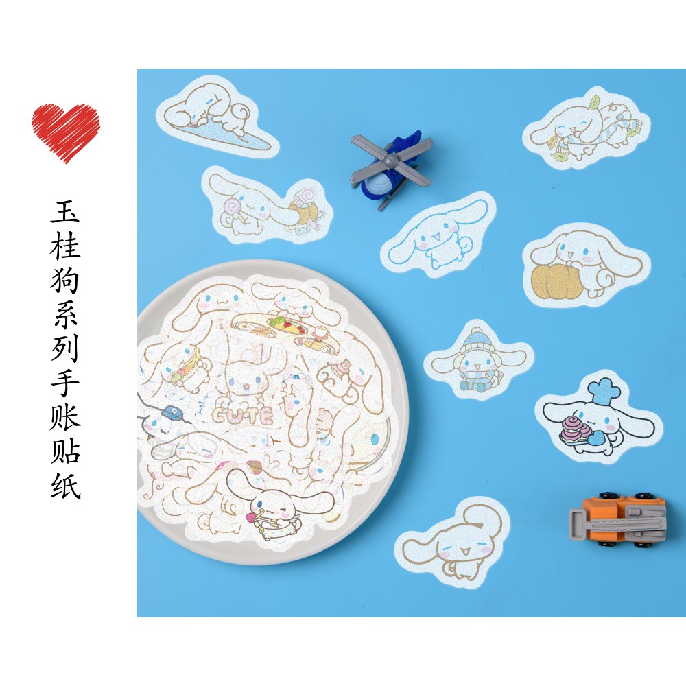 Set 40 Nhãn Dán Dùng Trang Trí Dễ Thương