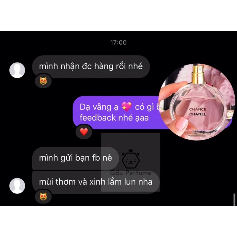 [Mã 1512FMCGSALE1 giảm 10% đơn 250K] Nước hoa chiết/Mẫu thử Chanel Chance Eau tendre EDT (Chanel hồng) 10ML chính hãng | BigBuy360 - bigbuy360.vn