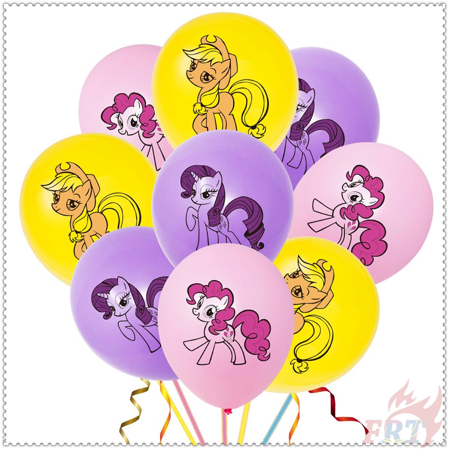 Bóng bay latex 12 inch trang trí tiệc sinh nhật họa tiết hoạt hình My Little Pony