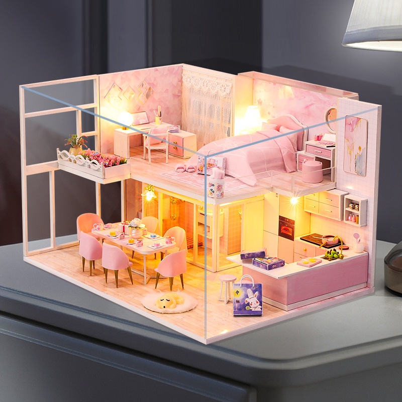 Nhà mô hình tự lắp ráp DIY - Ngôi nhà ngọt ngào Sweet Story M036A