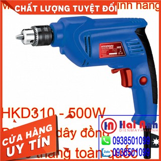 Máy khoan HYUNDAI HKD310 chính hãng, động cơ dây đồng bền bỉ, bảo hành 6 tháng toàn quốc