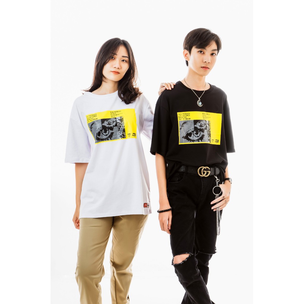 [Xả Hàng Shop Chọn Màu Ngẫu Nhiên Theo Size] Áo thun unisex 100% cotton tay lỡ form rộng Local Brand Midori M Studio