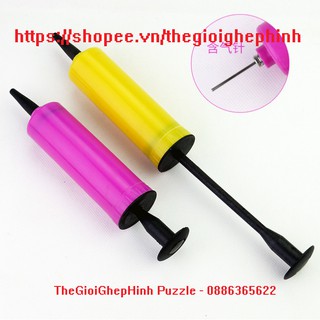 Bơm bóng bay, bóng sinh nhật bằng tay - Tặng kèm kim bơm