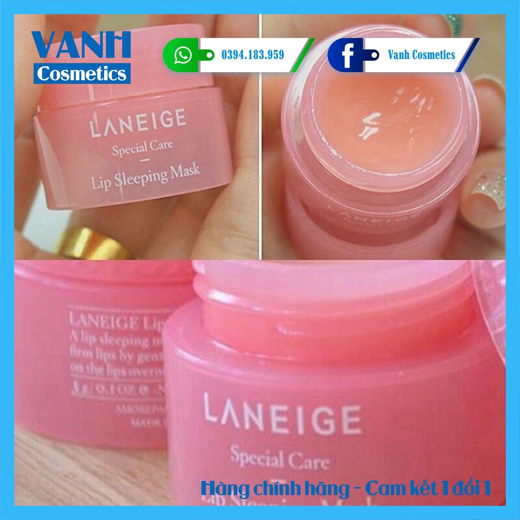 Mặt nạ môi LANEIGE Lip Sleeping Mask - Mini Size - Vanh Cosmetics | BigBuy360 - bigbuy360.vn