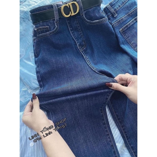 Quần jeans ôm ống loe dài tôn dáng siêu co giãn