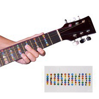 Miếng Dán Trang Trí Đánh Dấu Nốt Trên Phím Đàn Guitar
