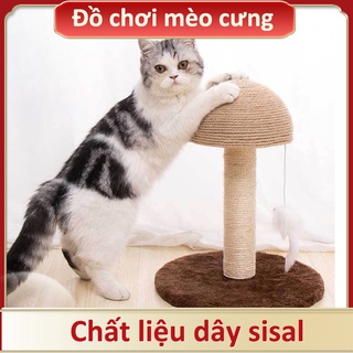 Đồ chơi mèo cưng Dây Sisal có khả năng chống trầy xước và mài mòn [Ngăn ngừa đồ đạc bị hư hỏng do trầy xước]