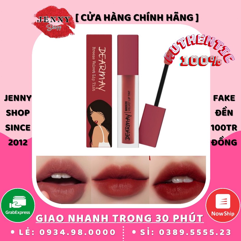 Son Kem Lì Dearmay Breeze Velvet Lip Tint Girl Version