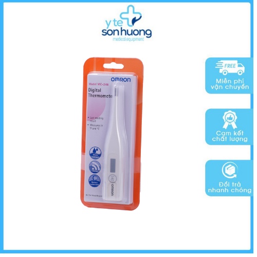 Nhiệt kế điện tử MC-246 - Omron,Nhiệt kế đo ở miệng, nách & hậu môn.