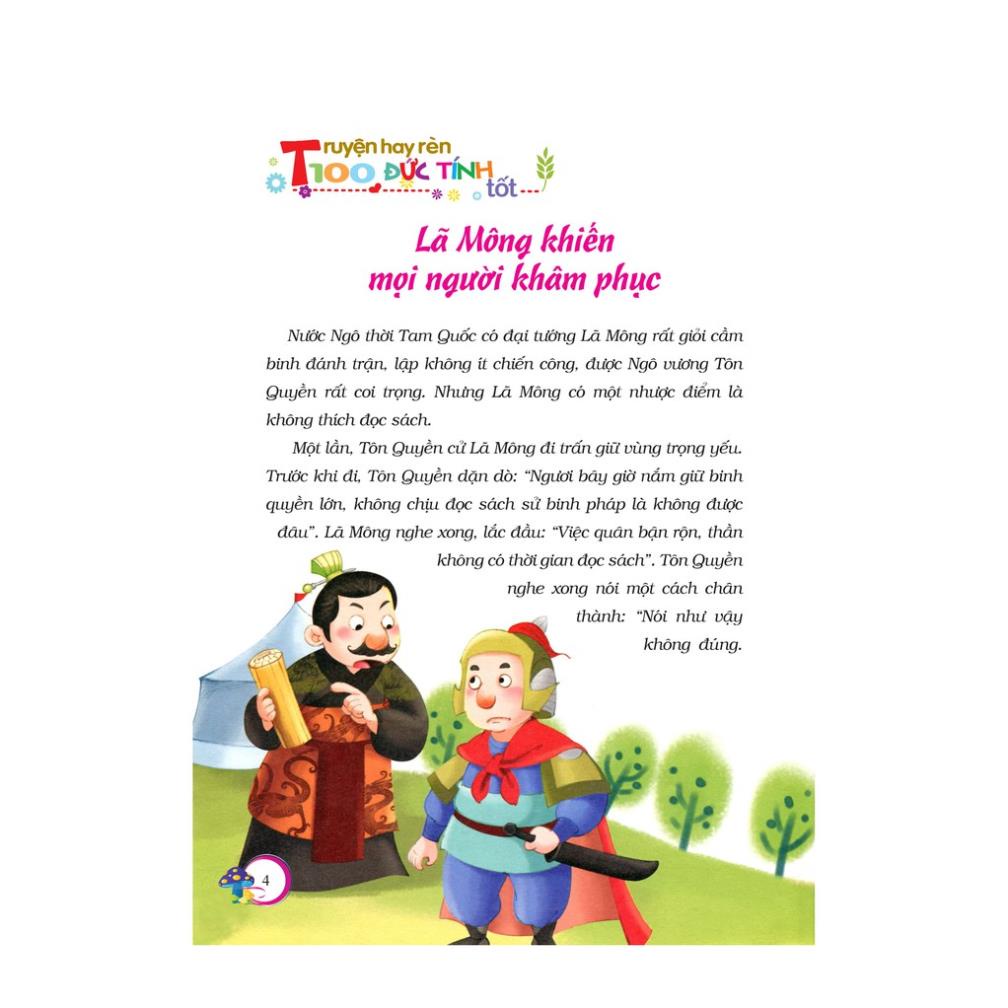 Sách - 100 Truyện Hay Rèn Đức Tính Tốt - Minh Long