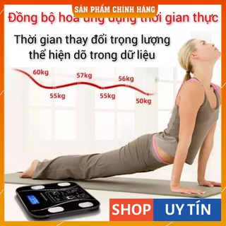 Cân điện tử bluetooth đo lượng mỡ cơ thể đo chỉ số cơ thể bảo hành 12 - ảnh sản phẩm 5