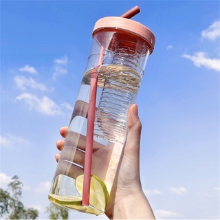700ml Plastic Water Bottle With Handy Straw