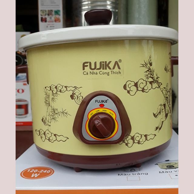 Nồi kho cá ,nồi hầm chậm 2.5L Fujika FJ-KC25