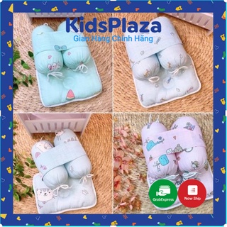 Bộ chặn xô hàng nhật cao cấp..bộ gối chặn bông vải xô-sợi tre.,chẹn chống giật mình cho bé sơ sinh .