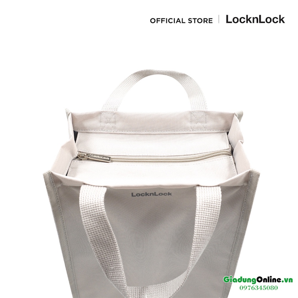Túi Giữ Nhiệt LocknLock  3 Lớp Đựng Hộp Cơm Daily Cooler Bag HWB821  - Chính hãng)