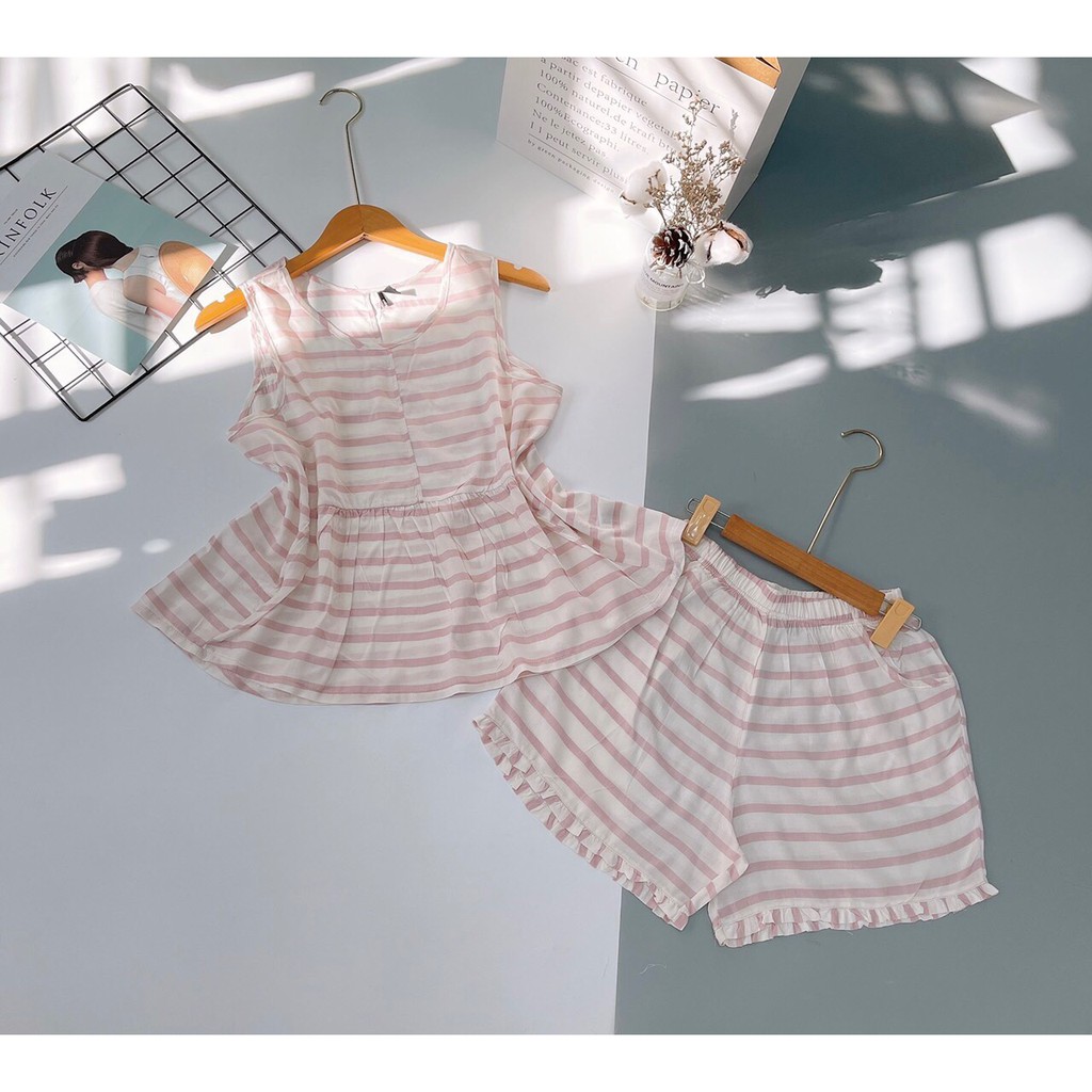 Bộ đùi Baby Doll chất tole lanh VNXK